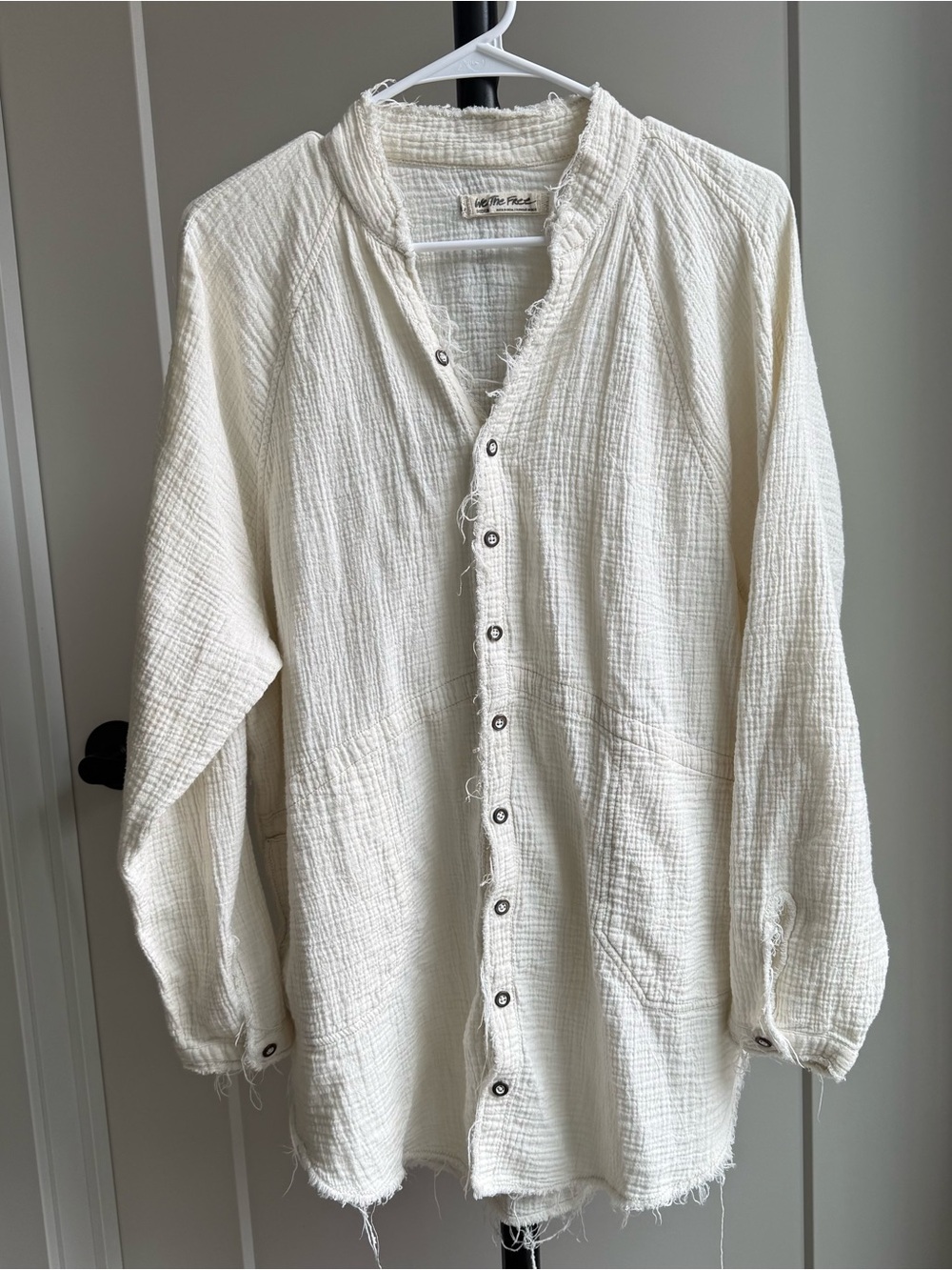 Free People Textured Button-Up